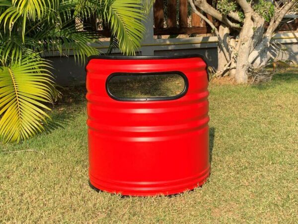 Sitzmöbel Sessel "Leo" in Rot - hinten