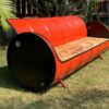Sitzmöbel sofa Joy rot seitlich Tonnen Tumult