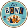 Retro Grafik "Lets BOWL" mit Bowlingkugel - Tonnen Tumult Vintage Vibes